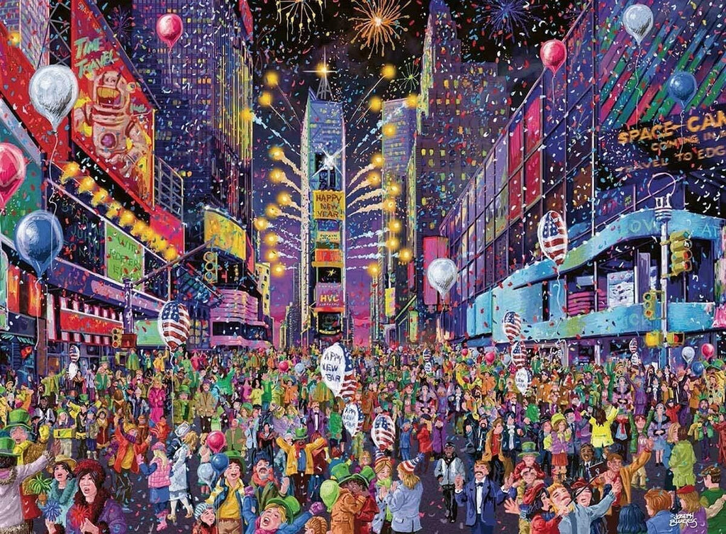 Ravensburger Puzzle | New Years in Times Square - 500 Piece - STEAM Kids Brisbane