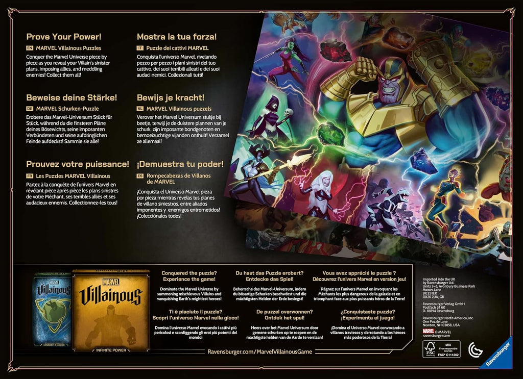 Ravensburger 1000 Piece Puzzle | Marvel Villainous Taskmaster - STEAM Kids Brisbane