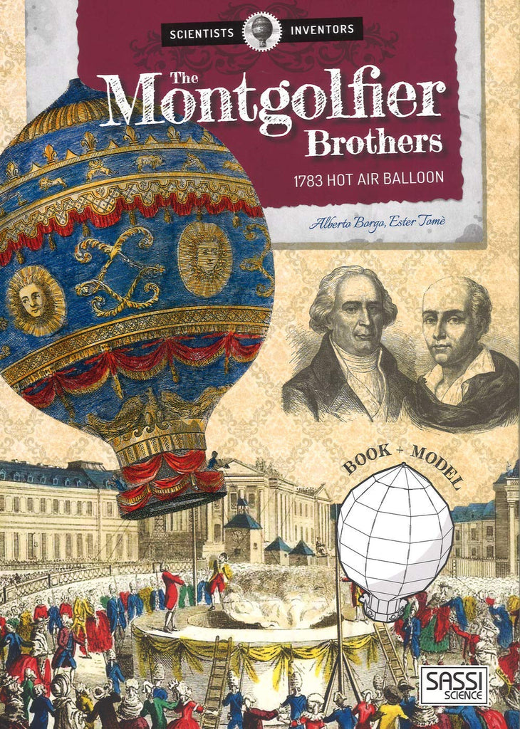 The Montgolfier Brothers 3D Machines Book w/ Model Balloon - Sassi - STEAM Kids Brisbane