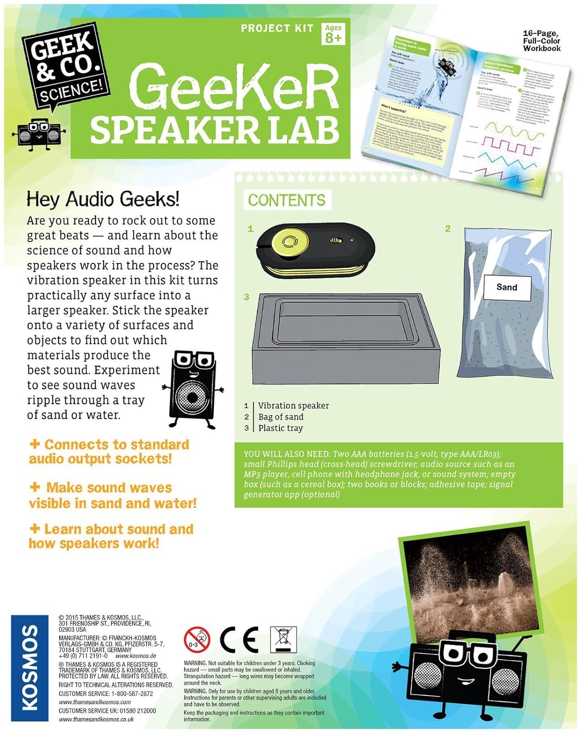 Geeker Speaker Lab Thames & Kosmos STEAM Kids