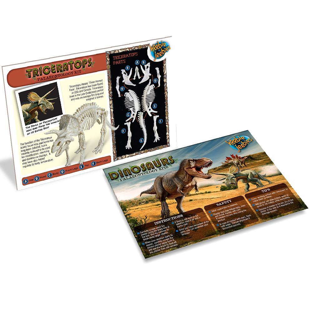 Heebie Jeebies | Palaeontology Kit - Triceratops - STEAM Kids Brisbane