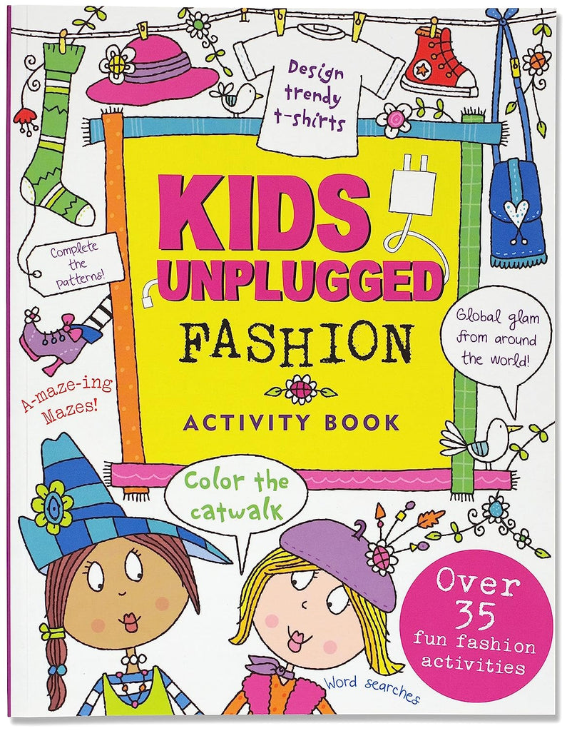 Kids Unplugged Fashion Activity Book | By Simon Abbott - STEAM Kids Brisbane