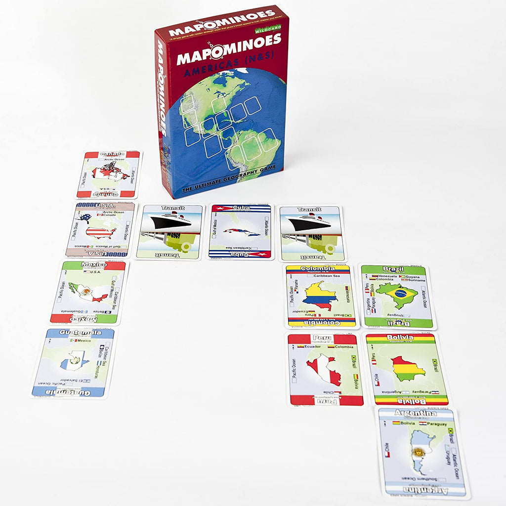 Mapominoes - Americas (N & S) | Wildcard Games - STEAM Kids Brisbane