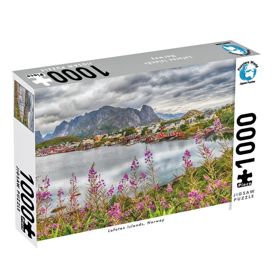 Puzzlers World | Lofoten Islands, Norway | 1000 Piece Jigsaw Puzzle - STEAM Kids 