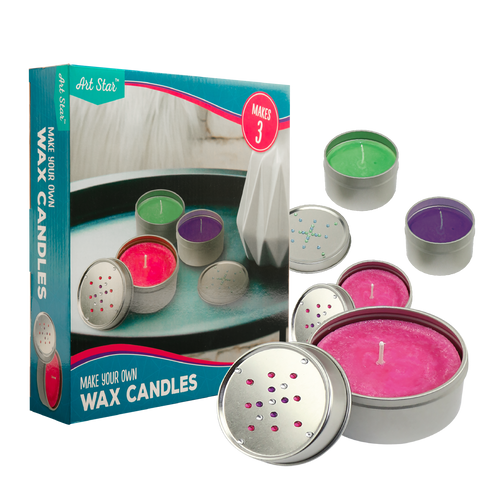 Make Your Own Wax Candle Tins (Makes 3) | Art Star - STEAM Kids Brisbane