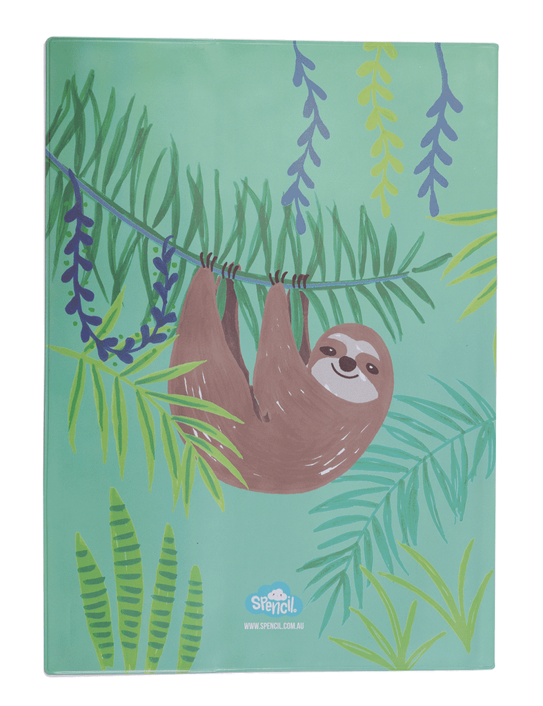 Spencil A4 Bookcover - Just Chillin | Book Cover A4 Exercise Book Size - STEAM Kids Brisbane