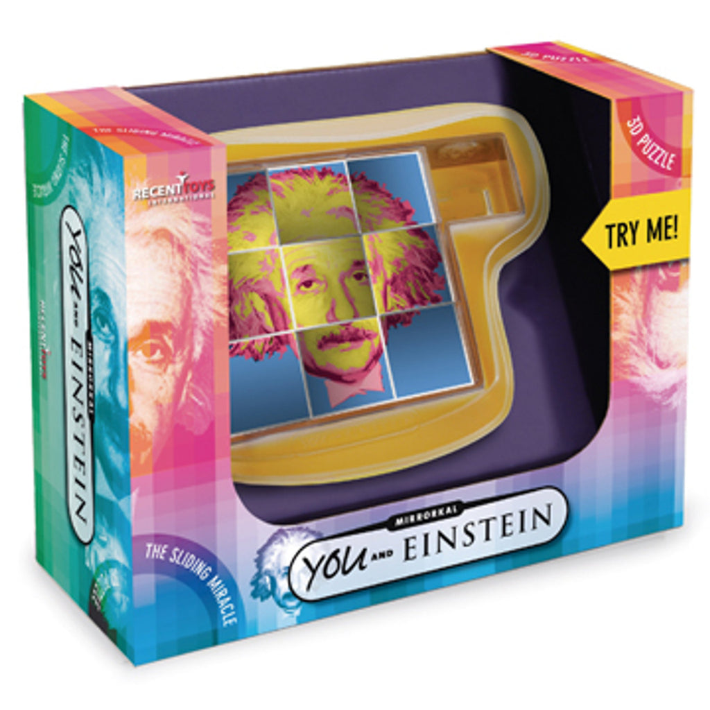You & Einstein Sliding Puzzle | Mirrorkal - STEAM Kids Brisbane