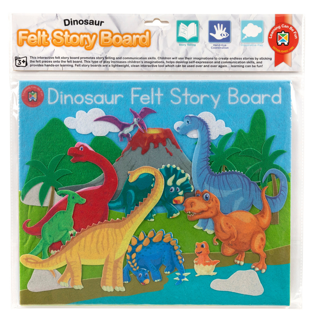Felt Story Board | Dinosaur - STEAM Kids Brisbane