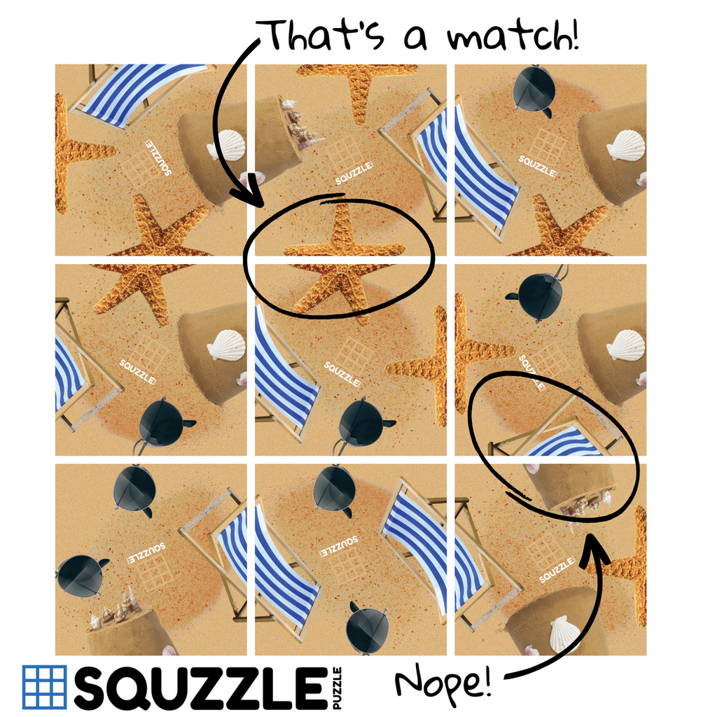 Squzzle Puzzle - At The Beach - STEAM Kids Brisbane