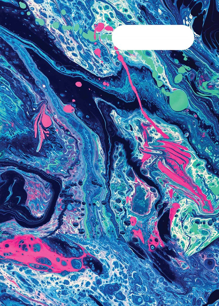 Spencil A4 Bookcover - Liquid Marble | Book Cover A4 Exercise Book Size - STEAM Kids Brisbane