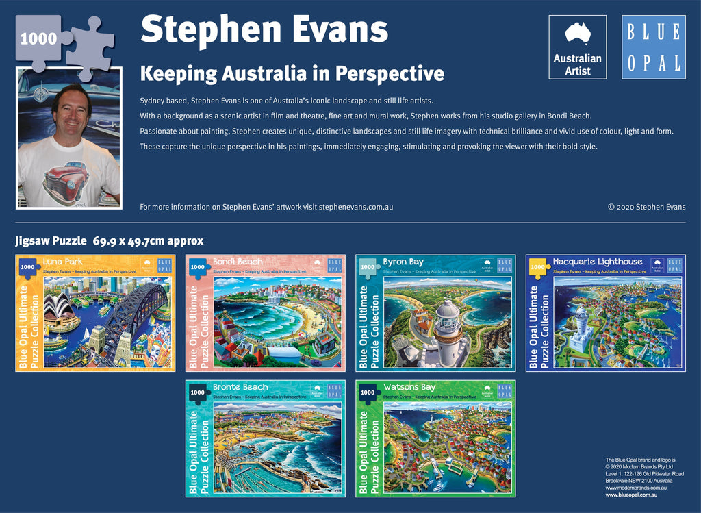 Blue Opal - Watsons Bay | 1000 Piece Jigsaw Puzzle - STEAM Kids Brisbane