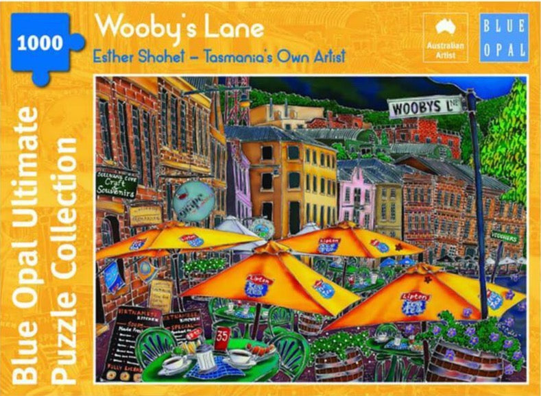 Blue Opal - Wooby's Lane | 1000 Piece Jigsaw Puzzle - STEAM Kids Brisbane