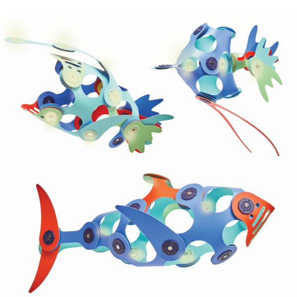 Clixo Ocean Creatures Pack | 24 pieces - STEAM Kids Brisbane
