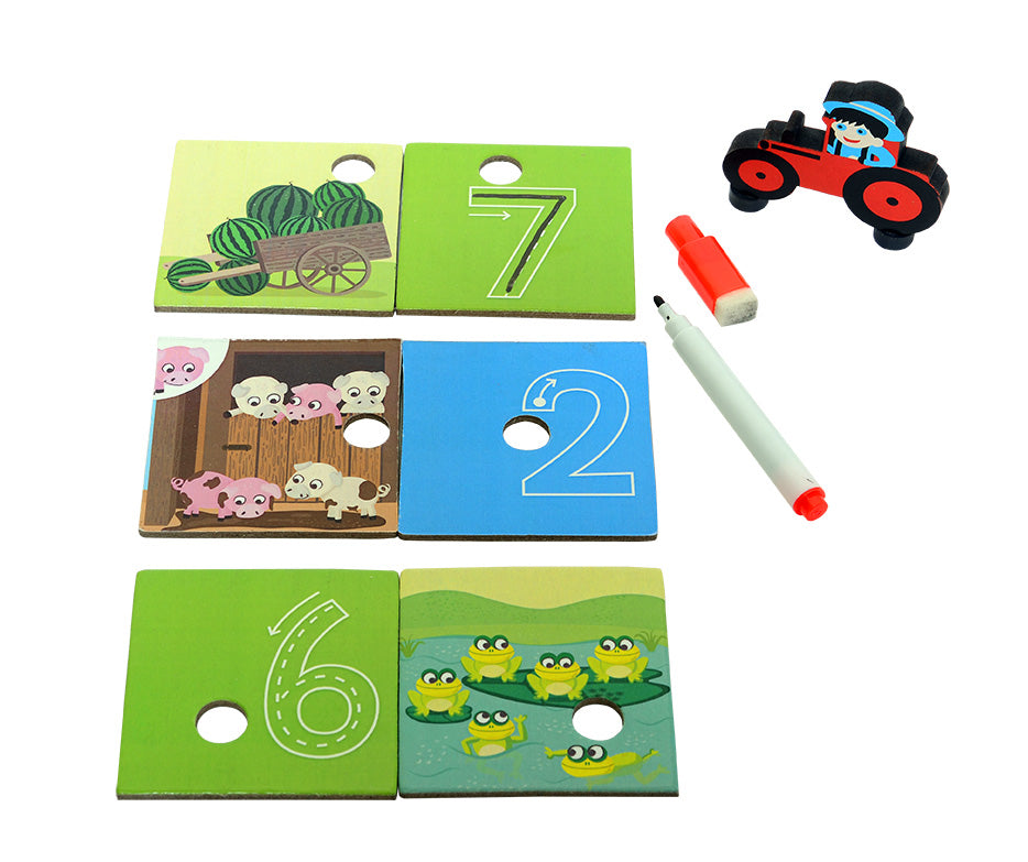 Clever Counting Matching Puzzle - STEAM Kids Brisbane