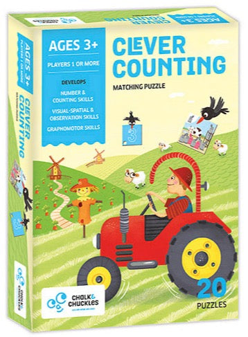 Clever Counting Matching Puzzle - STEAM Kids Brisbane