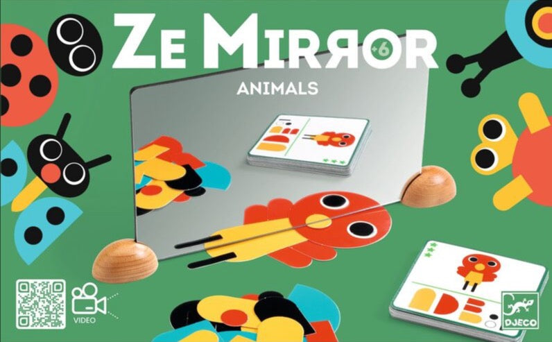 Ze Mirror Animals Set (inspired by Edouard Manceau) | Djeco Toys - STEAM Kids Brisbane