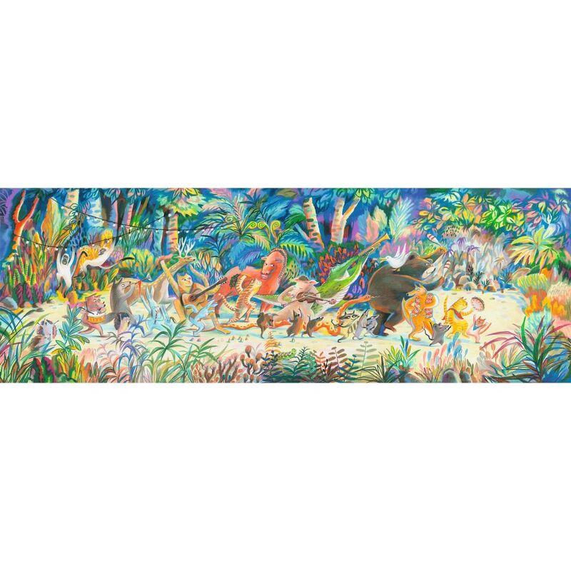 Djeco Woods Music Band Gallery Puzzle 200pc - STEAM Kids Brisbane