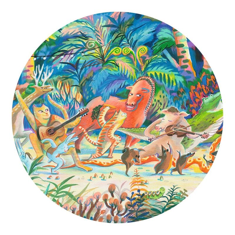 Djeco Woods Music Band Gallery Puzzle 200pc - STEAM Kids Brisbane