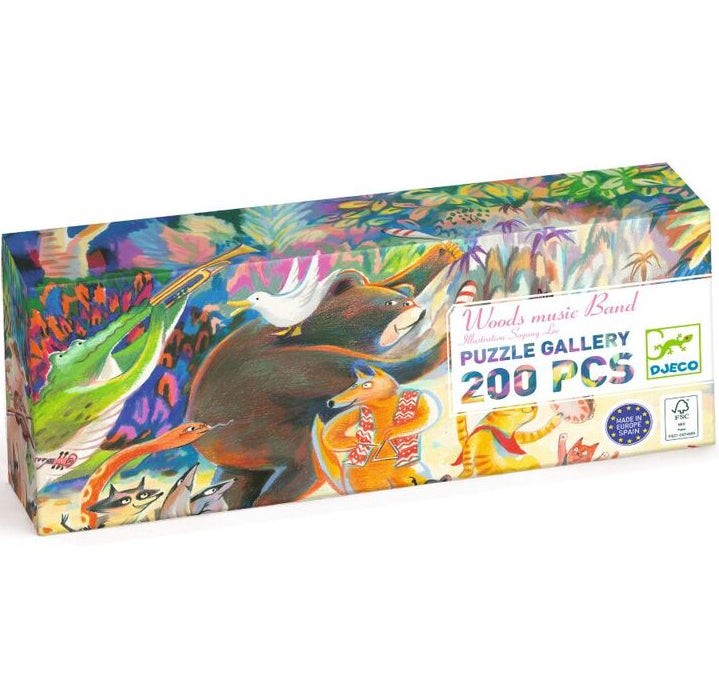 Djeco Woods Music Band Gallery Puzzle 200pc - STEAM Kids Brisbane
