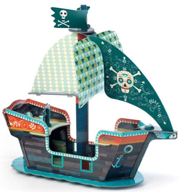Djeco Pop to Play Pirate Boat - STEAM Kids Brisbane
