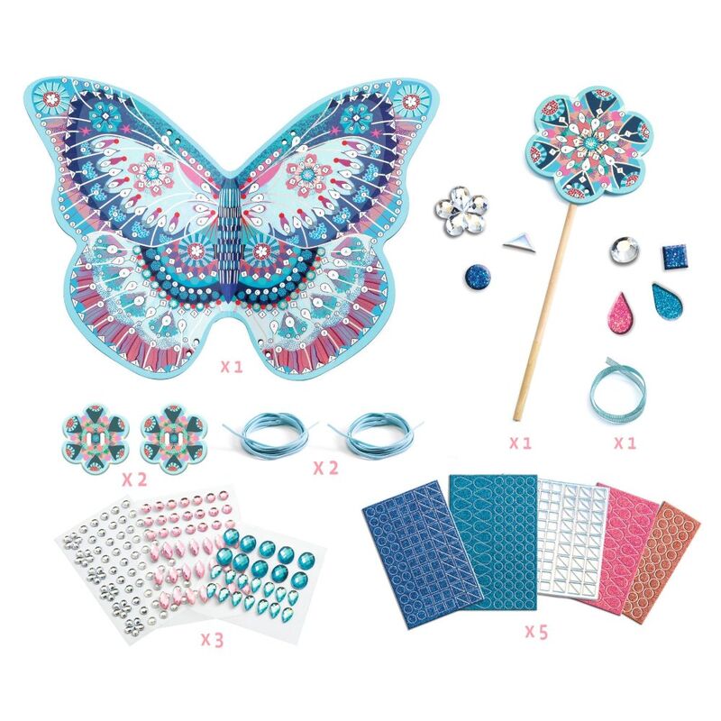Djeco Do It Yourself Like a Fairy Wings & Wand Set - STEAM Kids Brisbane