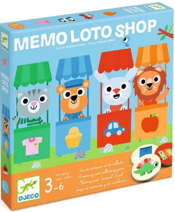 Memo Loto Shop Game | Djeco - STEAM Kids Brisbane