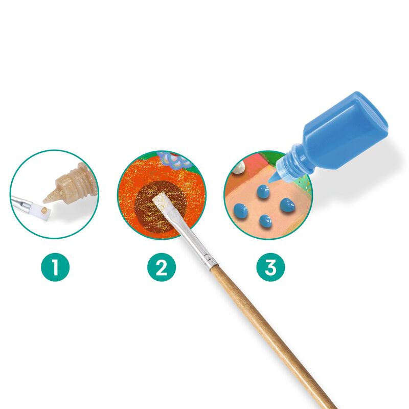 Djeco Tropical Forest 3D Painting Set - STEAM Kids Brisbane