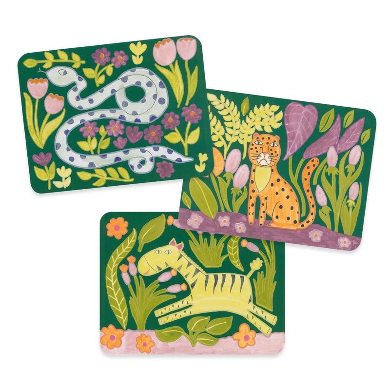 Wild Ones Animal. Palette Painting Kit | Djeco - STEAM Kids Brisbane