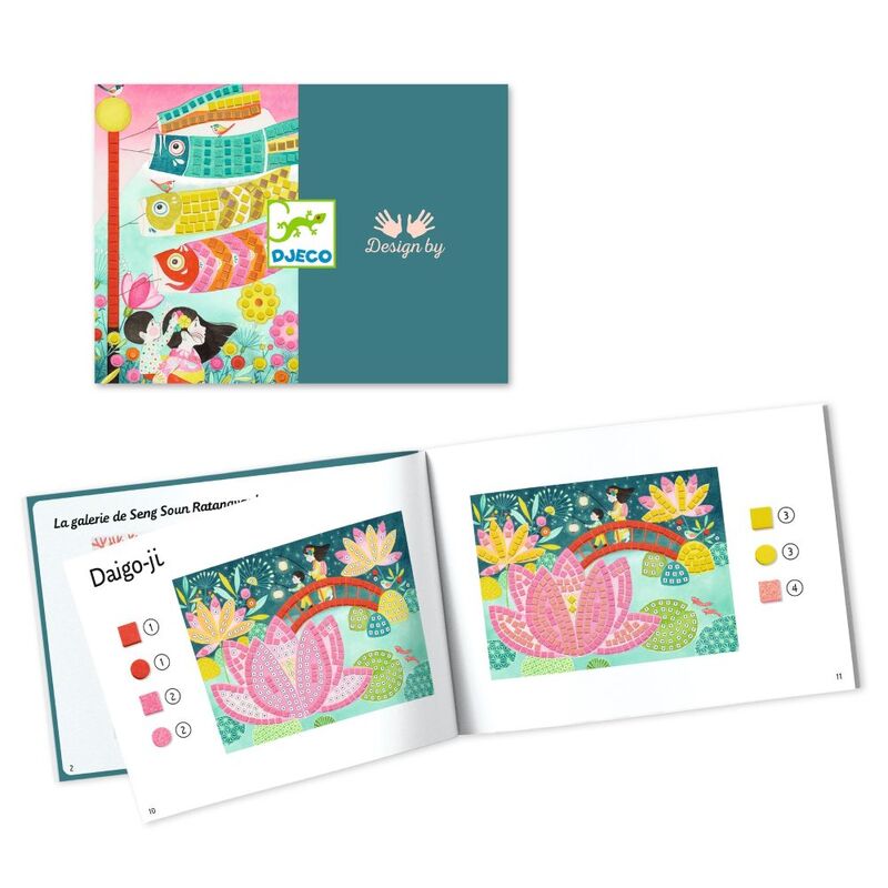 Mosaics Kit - Kyoto Japan | Djeco - STEAM Kids Brisbane