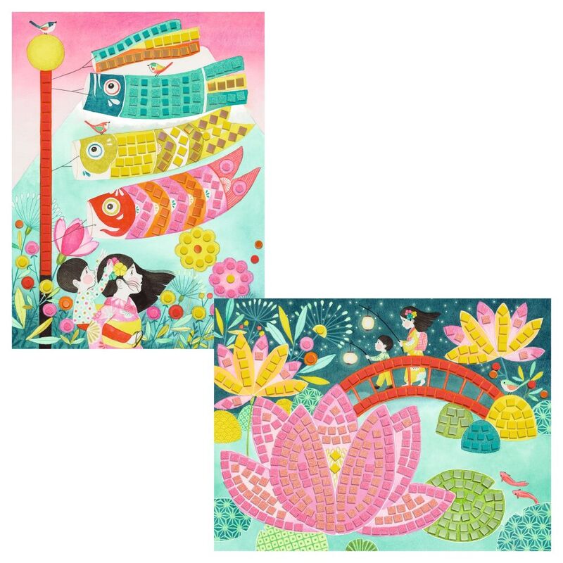 Mosaics Kit - Kyoto Japan | Djeco - STEAM Kids Brisbane