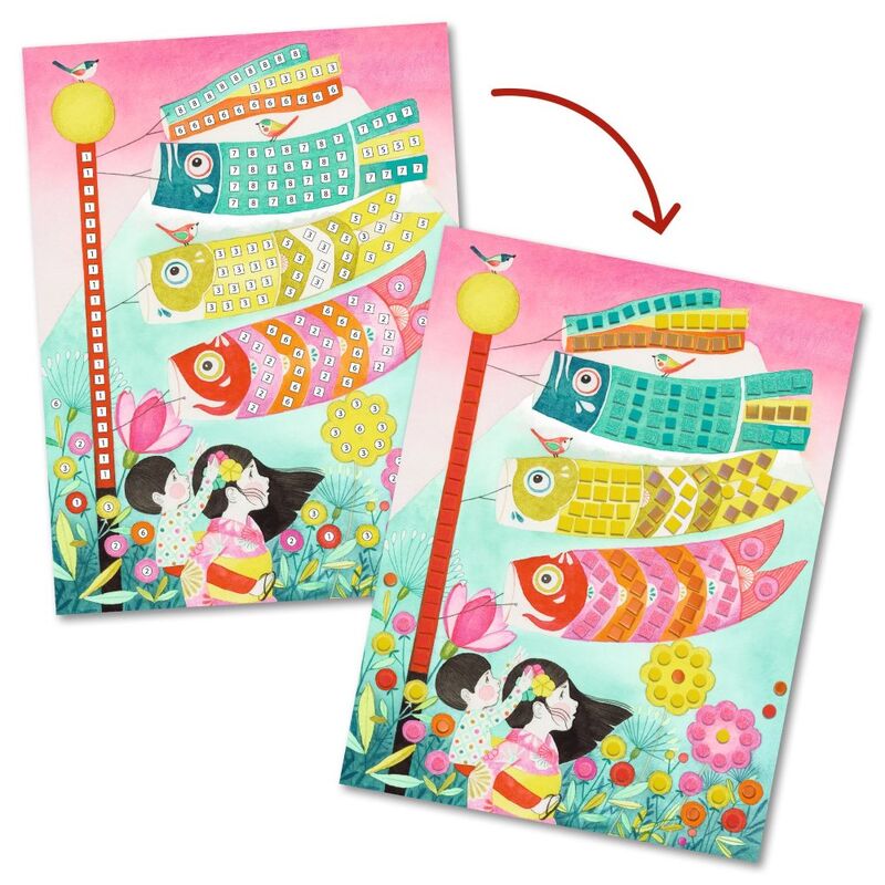 Mosaics Kit - Kyoto Japan | Djeco - STEAM Kids Brisbane