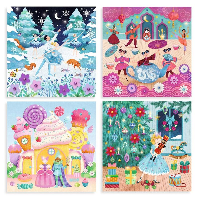 Djeco Nutcracker Fairytales to Decorate Decals - STEAM Kids Brisbane