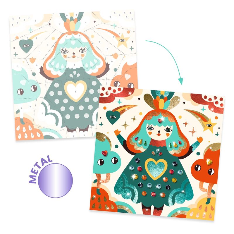 Djeco Foil Harmony Pictures - STEAM Kids Brisbane