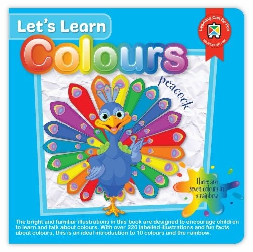 Lets Learn Colours Board Book - STEAM Kids Brisbane