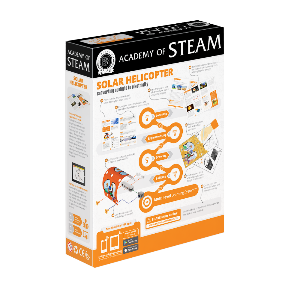 Engino - Academy of Steam | Solar Helicopter - STEAM Kids Brisbane
