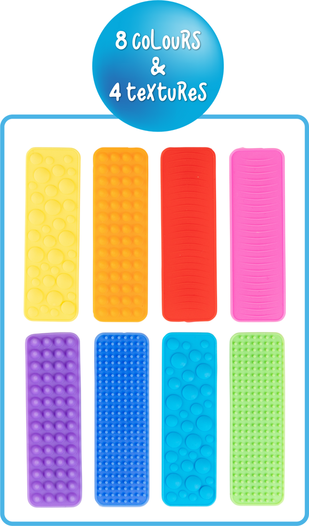 Textured Fidget Strips Set of 8 | Sensory Sprouts - STEAM Kids Brisbane