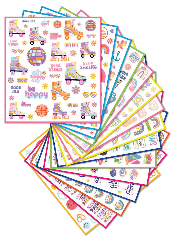 Chasing Rainbows Sticker Set - 800 Pack - STEAM Kids Brisbane