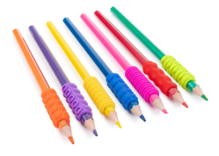 Textured Pencil Grips Set of 28 | Sensory Sprouts - STEAM Kids Brisbane