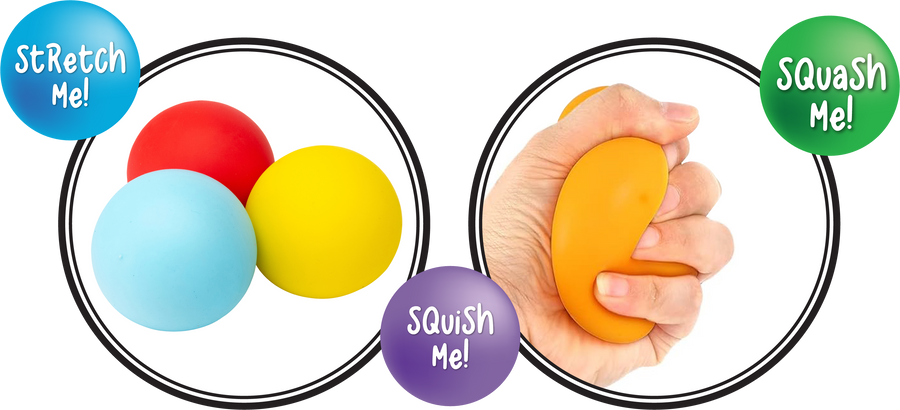 Rainbow Squishy Sensations Set of 6 | Sensory Sprouts - STEAM Kids Brisbane