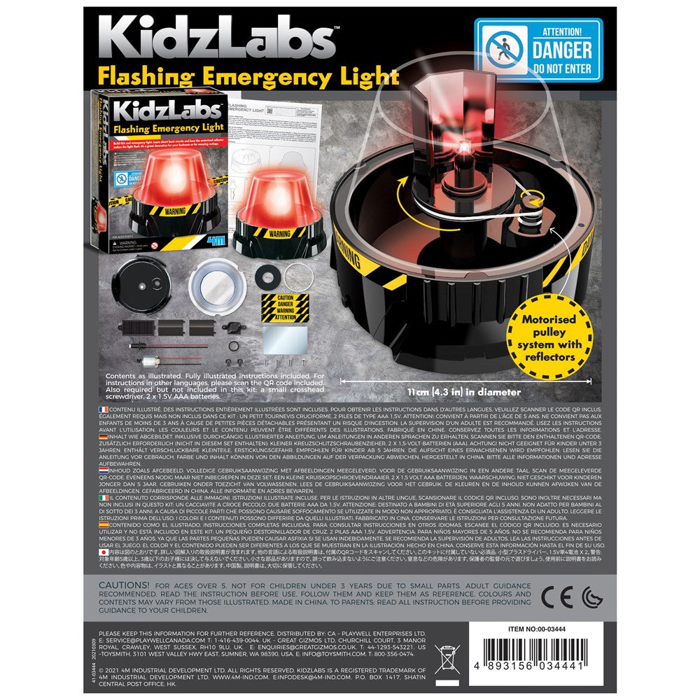 KidzLabs Flashing Emergency Light - STEAM Kids Brisbane