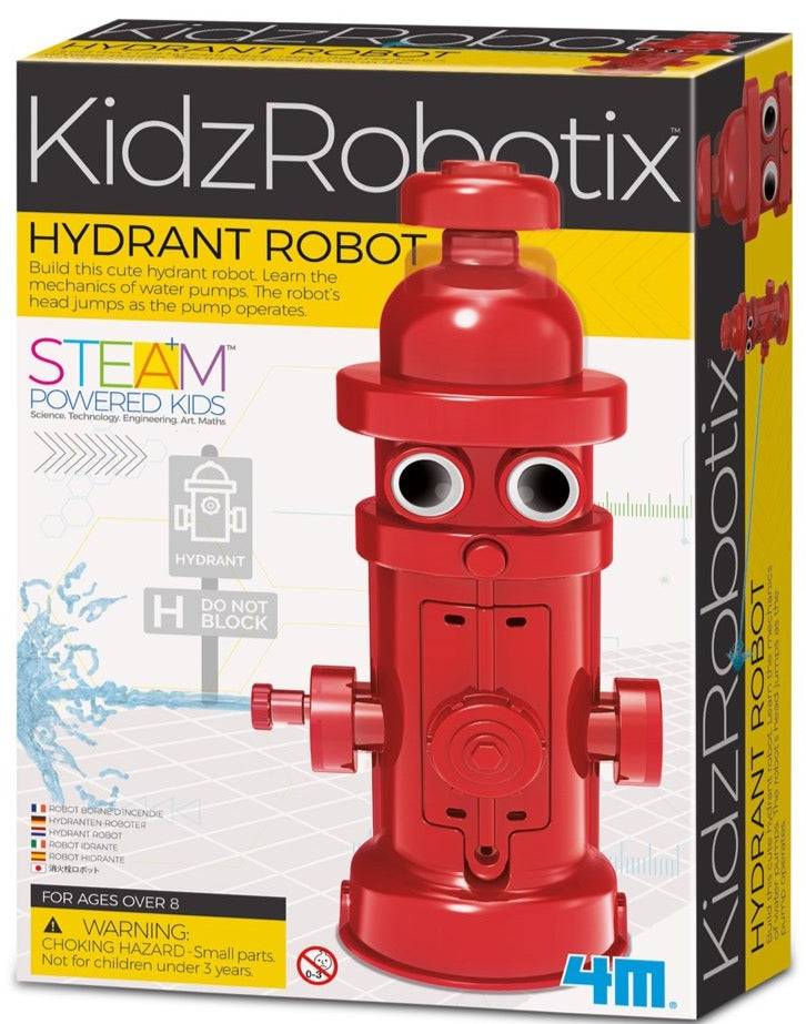 KidzRobotix Hydrant Robot | 4M - STEAM Kids Brisbane