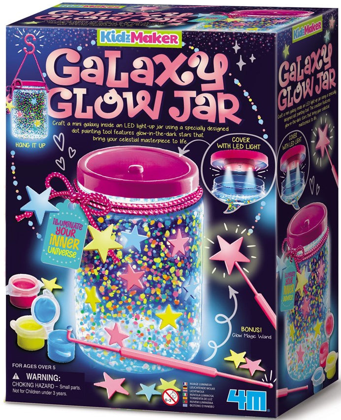 Galaxy Glow Jar - 4M Kidzmaker - STEAM Kids Brisbane