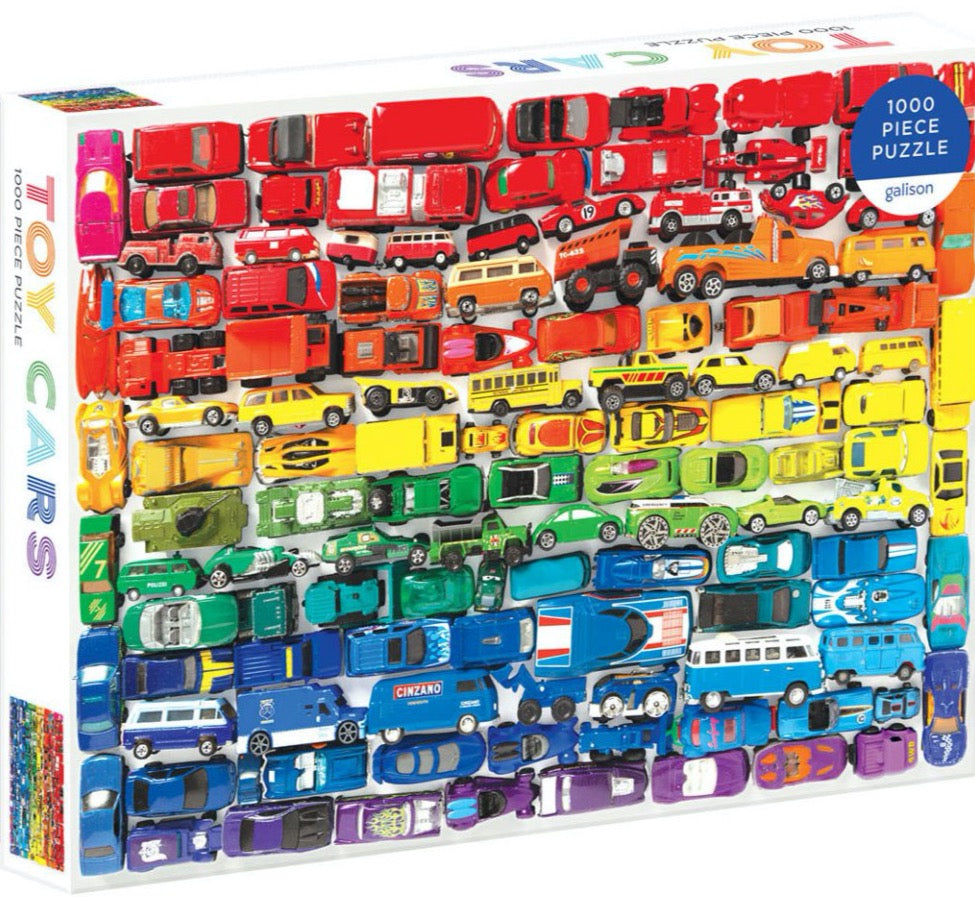 Galison 1000 Piece Puzzle - Toy Cars - STEAM Kids Brisbane