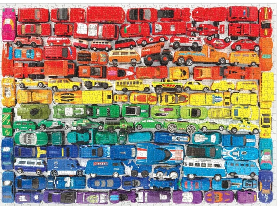 Galison 1000 Piece Puzzle - Toy Cars - STEAM Kids Brisbane