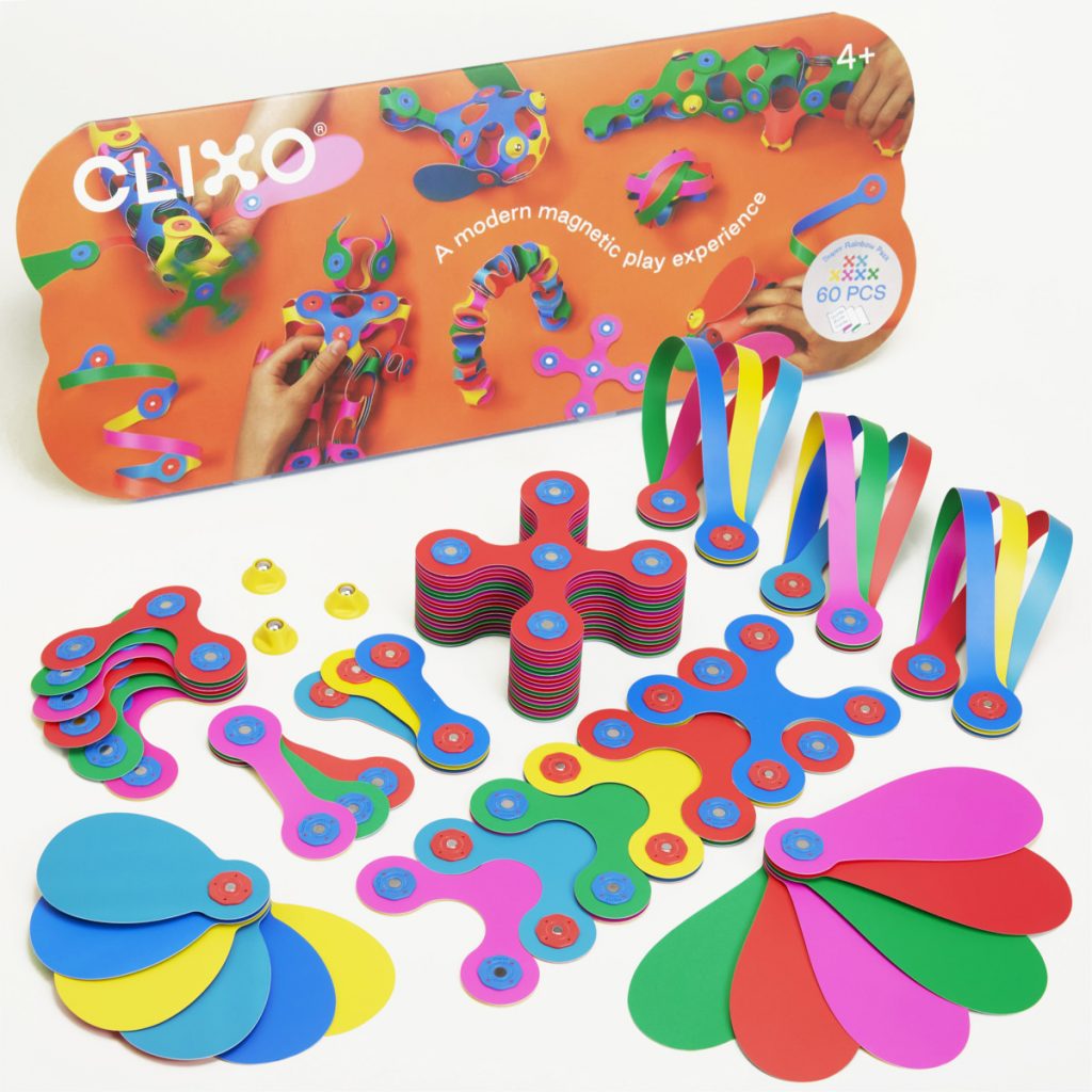 Clixo Super Rainbow Pack | 60 pieces - STEAM Kids Brisbane