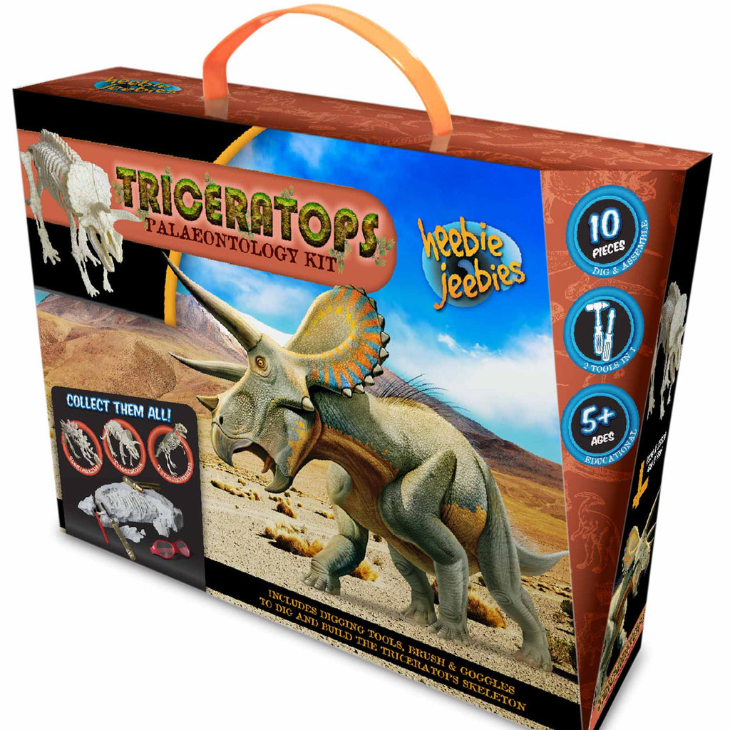 Heebie Jeebies | Palaeontology Kit - Triceratops - STEAM Kids Brisbane
