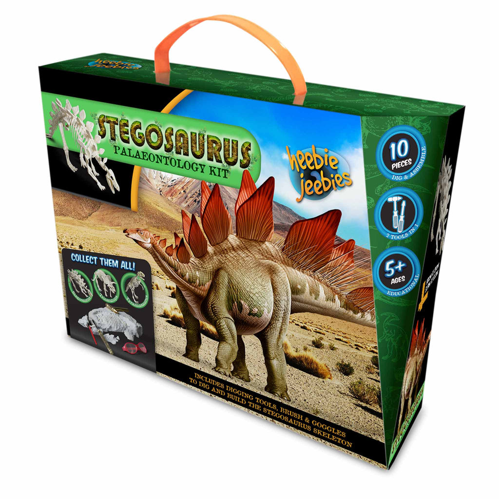 Heebie Jeebies | Palaeontology Kit - Stegosaurous - STEAM Kids Brisbane