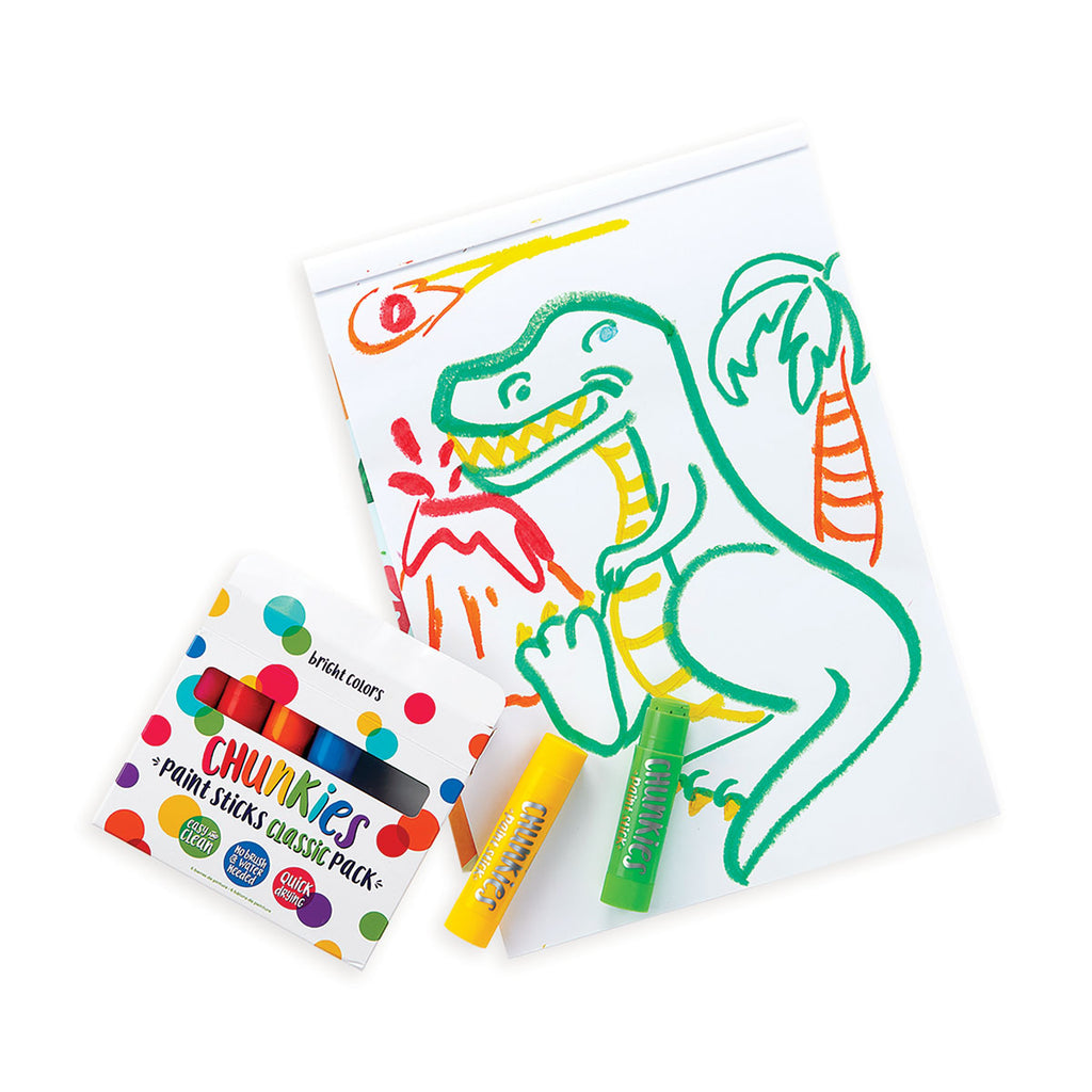 Ooly Chunkies Paint Sticks Classic Pack of 6 - STEAM Kids Brisbane