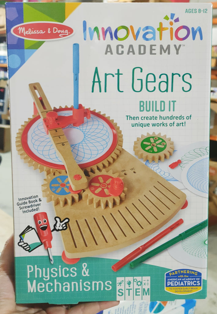 Art Gears - Innovation Academy - Physics and Mechanisms - STEAM Kids Brisbane