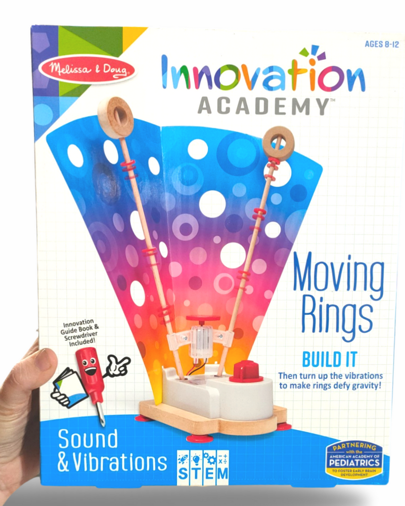 Moving Rings - Innovation Academy - Sound & Vibrations - STEAM Kids Brisbane